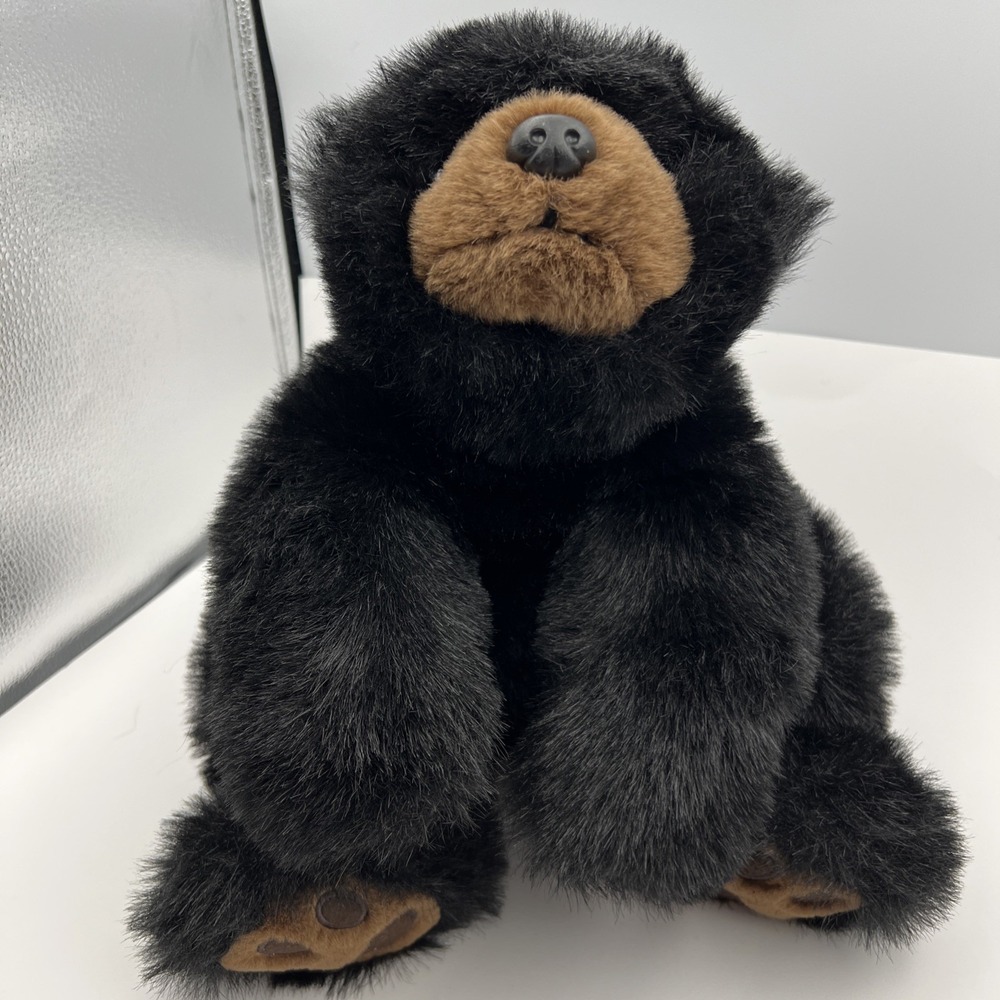 Ty 1996 Beanie Buddies Baby Paws Black Bear Stuffed Animal 18" - Picture 1 of 14